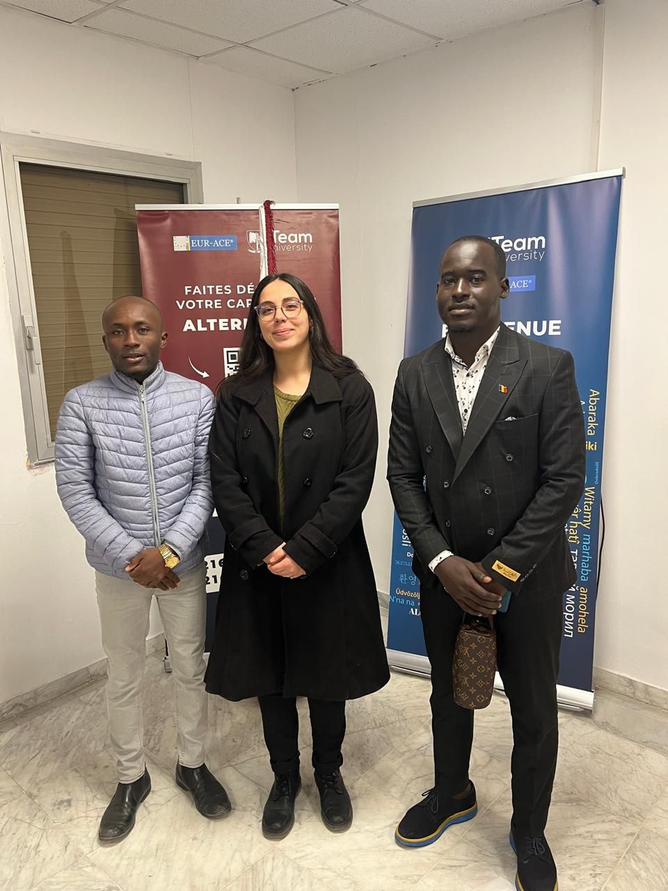 &Eacute;quipe internationale roll-ups iTeam University EUR-ACE