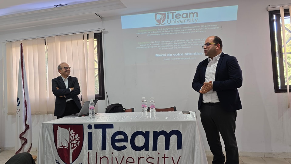 Vue d'ensemble de la conf&eacute;rence IA et &Eacute;thique &agrave; iTeam University Tunis
