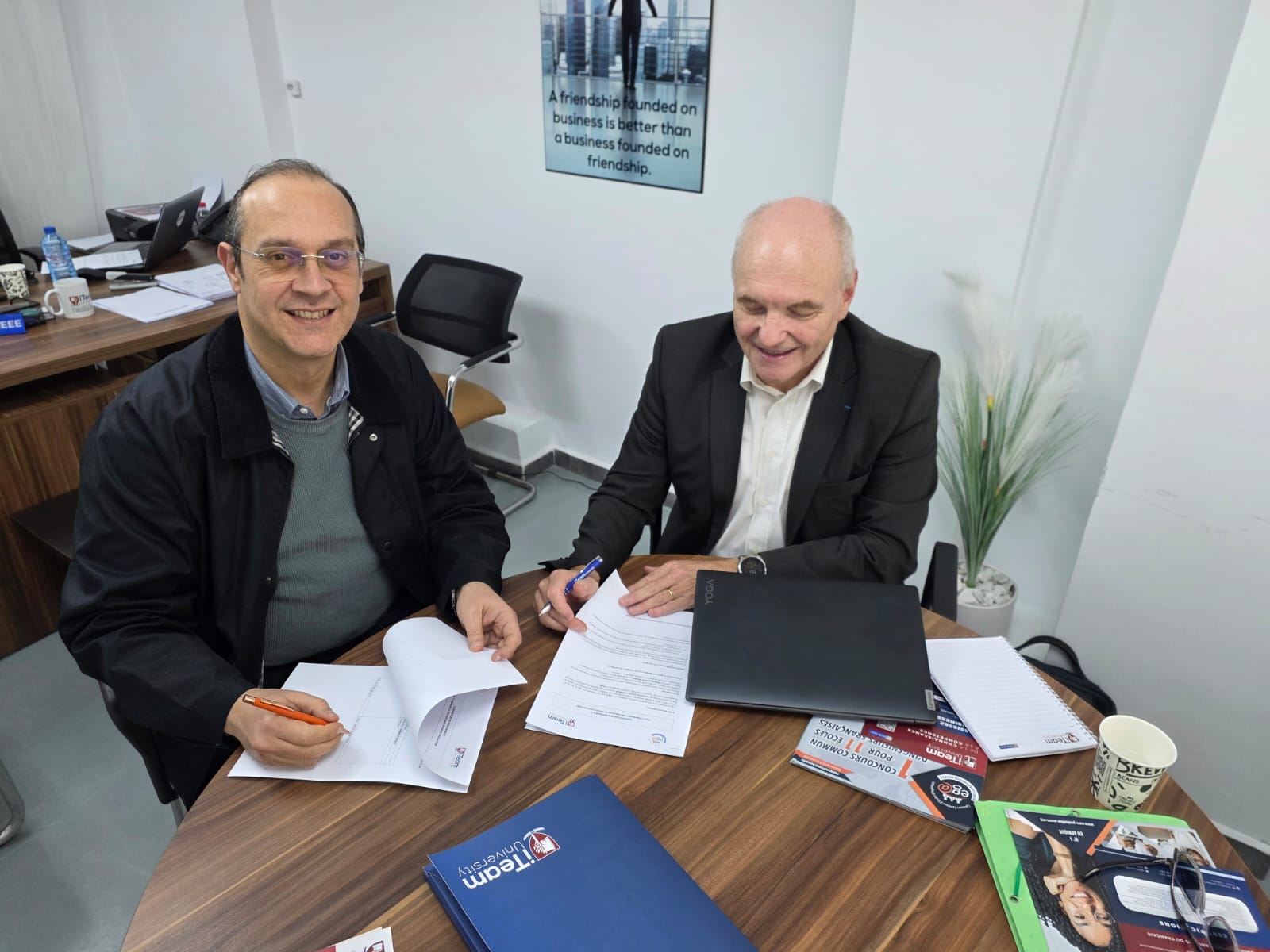 Partenariat iTeam University et Euro Graduation Access (EG@)