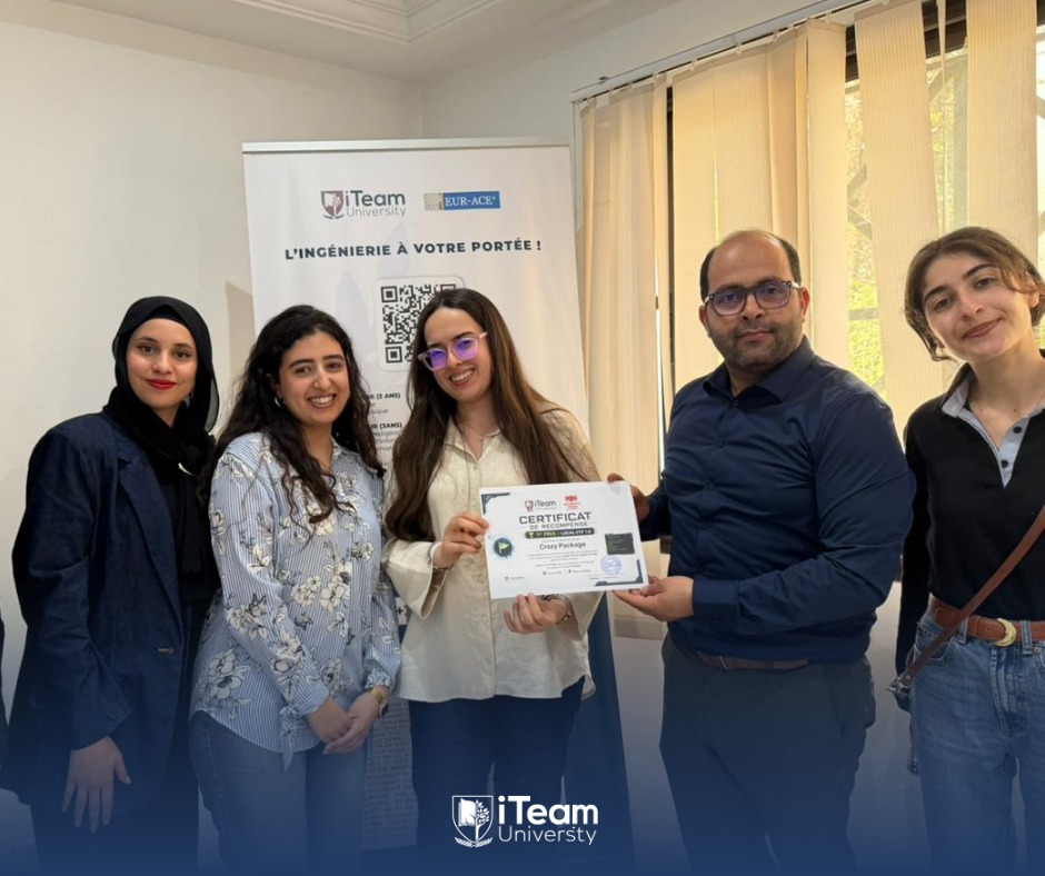 &Eacute;tudiants du Cycle Ing&eacute;nieur en S&eacute;curit&eacute; des SI & R&eacute;seaux d'iTeam University &agrave; l'&oelig;uvre lors du SAW CTF 1.0 - formation EUR-ACE en cybers&eacute;curit&eacute; &agrave; Tunis