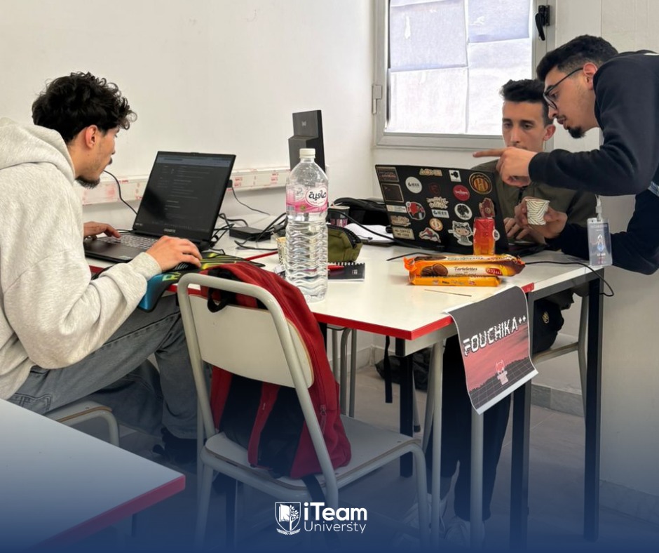 &Eacute;quipe d'&eacute;tudiants en cybers&eacute;curit&eacute; concentr&eacute;e sur les challenges du SAW CTF 1.0 - SecuriNet Club d'iTeam University &agrave; Tunis