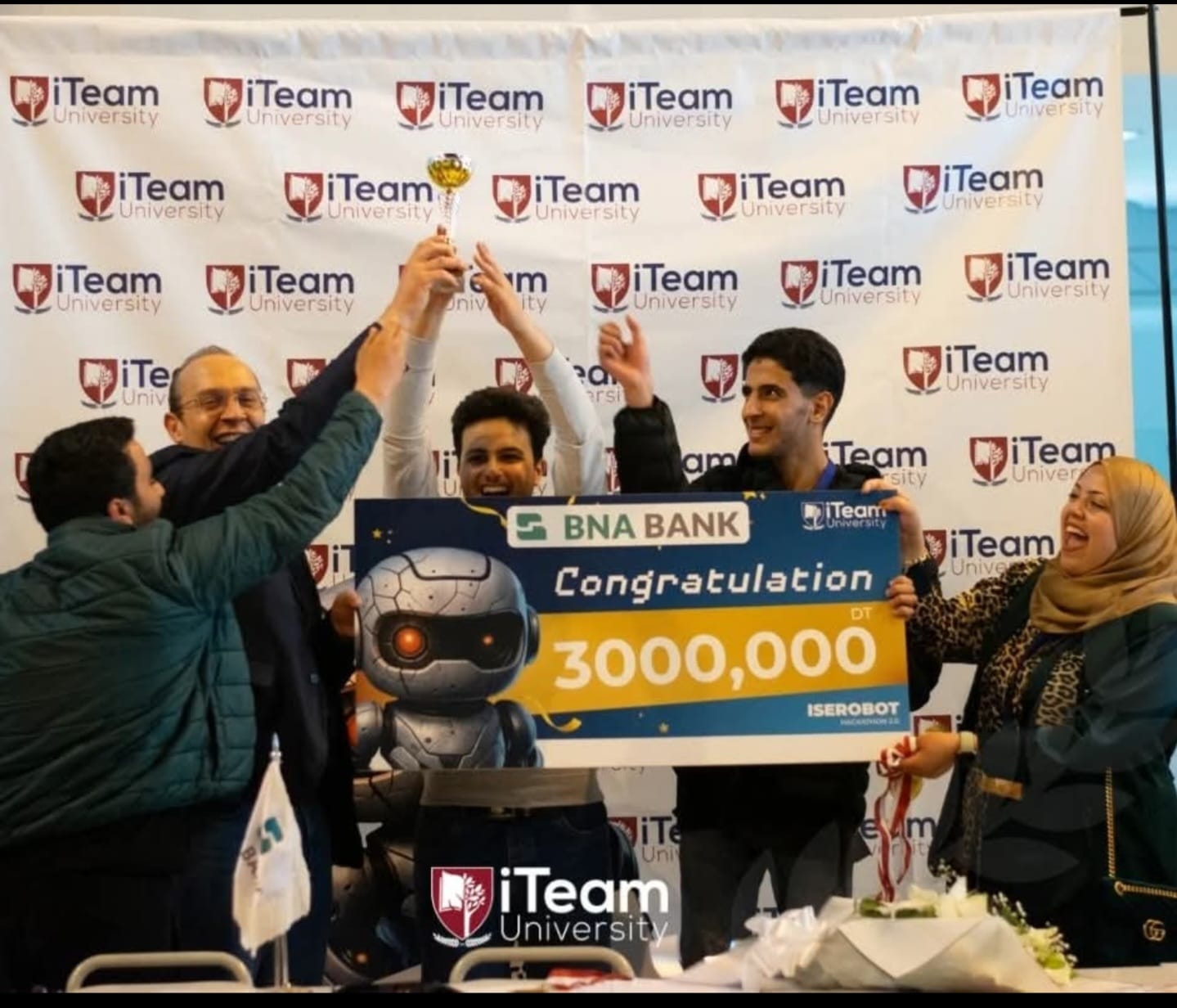 Gagnants ISEROBOT - Prix 3 000 000 DT