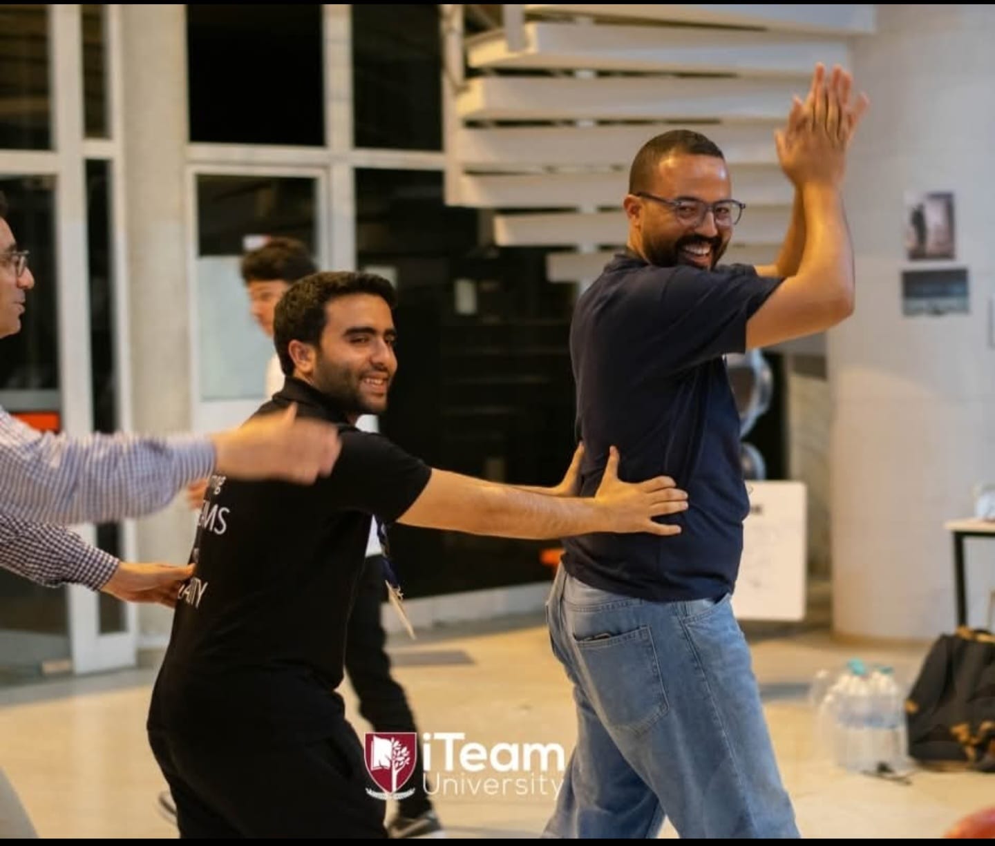 Moments de joie au campus